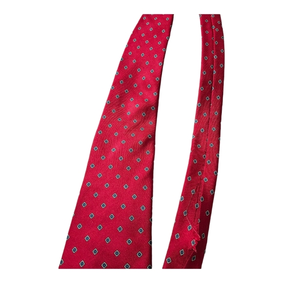 Pierre Cardin couture red silk tie - Picture 3 of 3